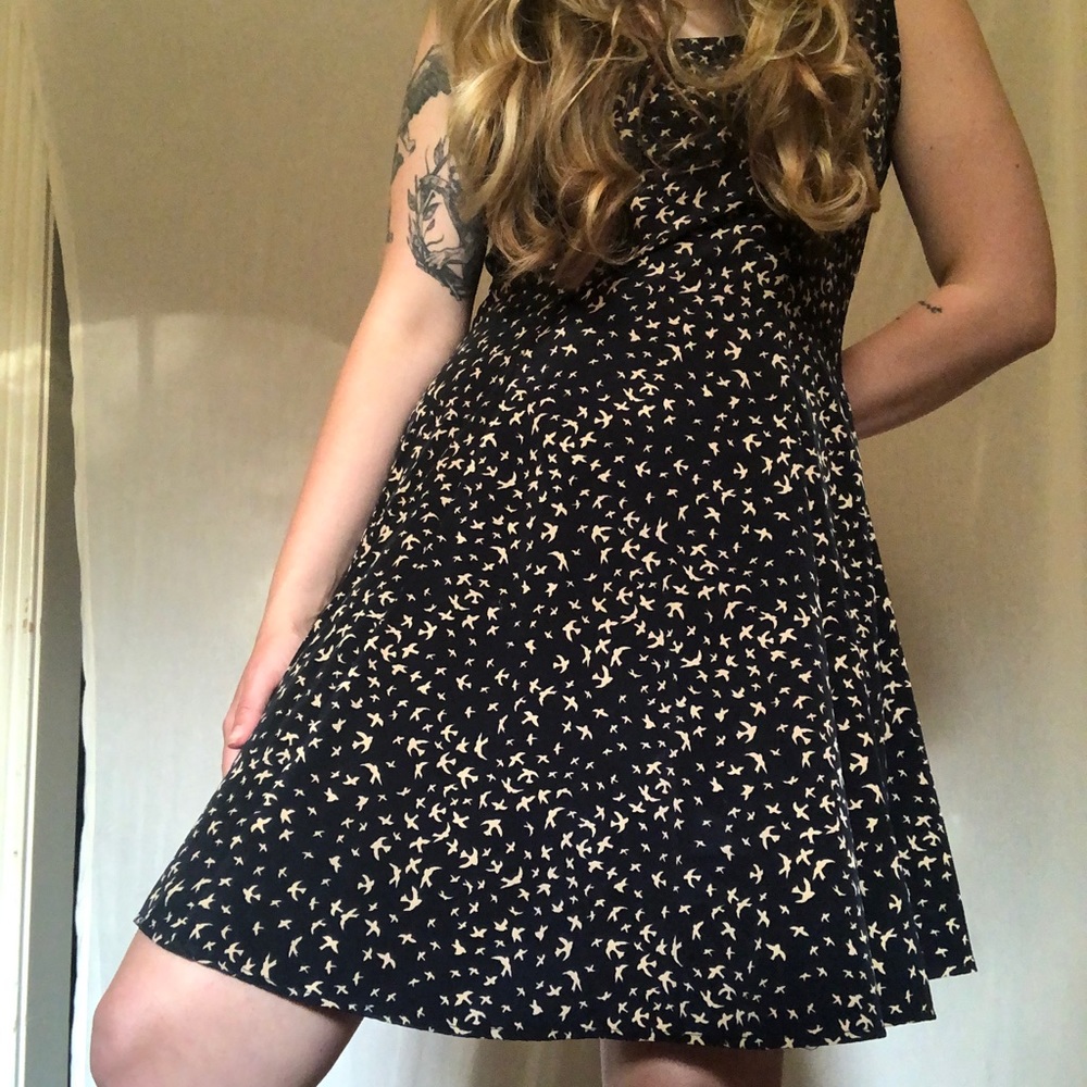 one day I’ll fly away skater dress